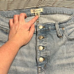 Madewell jeans size 33 - 9” high rise